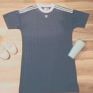 Adidas Jersey Dress - Teal Blue